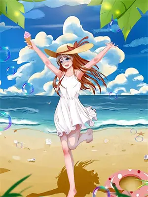 碧海潮生麒麟莲花